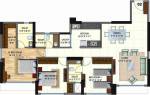 Omkar Meridia (3BHK+3T (1,705 sq ft) 1705 sq ft)