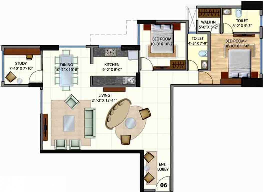 Omkar Meridia (2BHK+2T (1,445 sq ft) 1445 sq ft) Omkar Meridia (2BHK+2T (1,445 sq ft) 1445 sq ft)