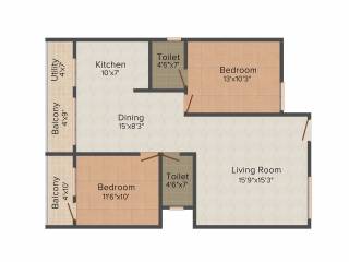 Udbhav Brundavan (2BHK+2T (1,180 sq ft) 1180 sq ft) Udbhav Brundavan (2BHK+2T (1,180 sq ft) 1180 sq ft)