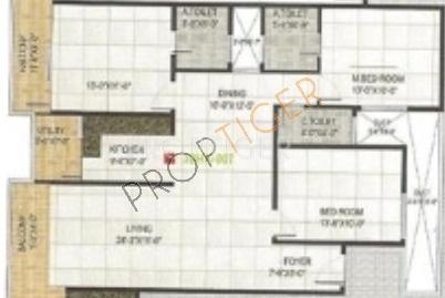 AR Elite Hormavu (3BHK+3T (1,505 sq ft) 1505 sq ft)