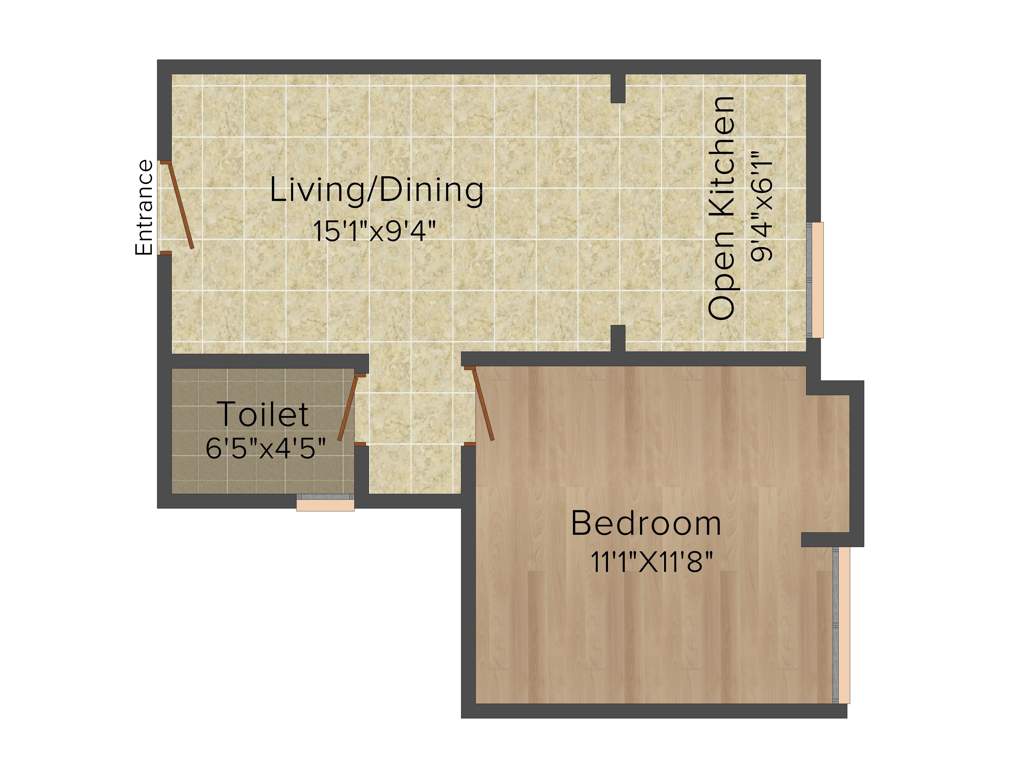 Martin Royal Signature (1BHK+1T (597 sq ft) 597 sq ft)