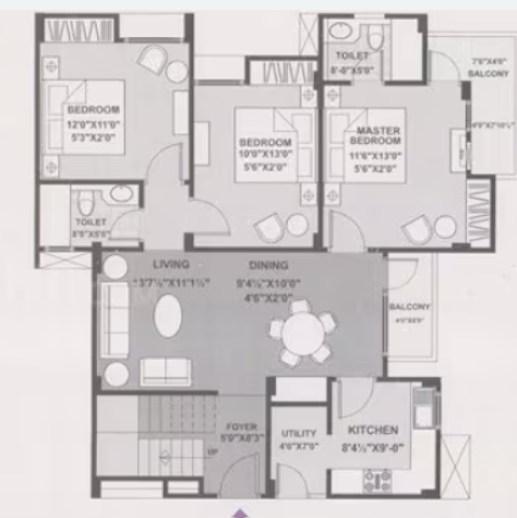 iris Floor Plan Lower Level Duplex Plan