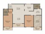 CoEvolve Estates Alcazar 2BHK+2T (1,492 sq ft)   Study Room