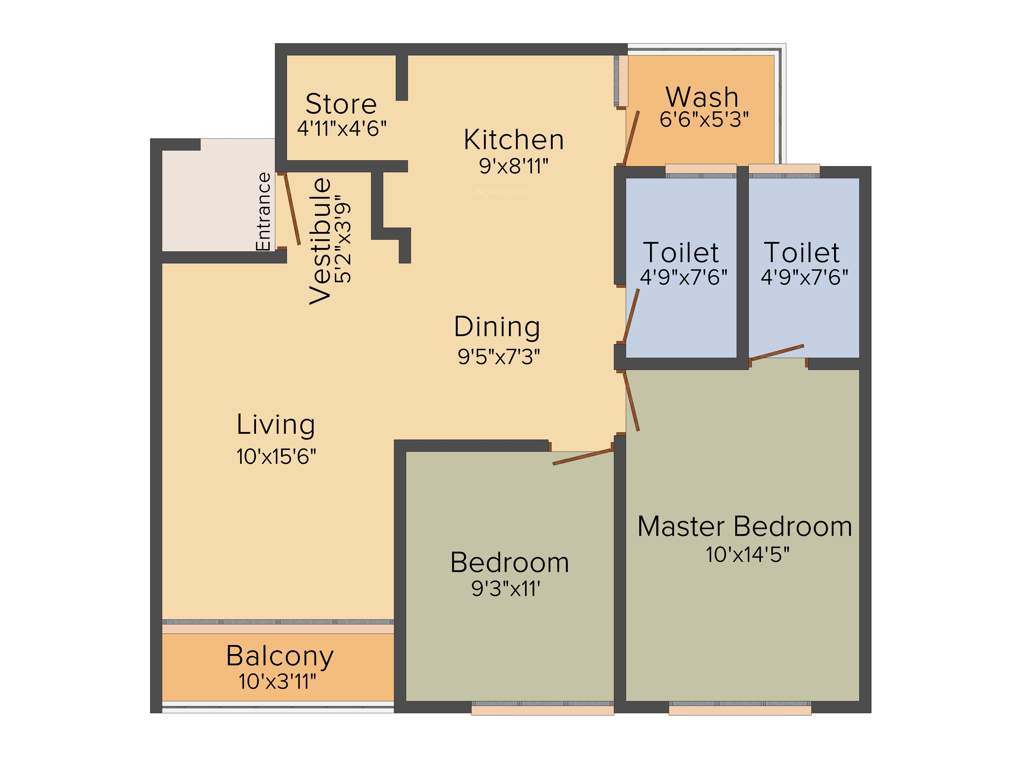 Vishwanath Sopan (2BHK+2T (1,315 sq ft) 1315 sq ft)