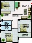Red Doyeeta (3BHK+2T (1,020 sq ft) 1020 sq ft)