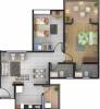 Kumbare Fusion City (2BHK+2T (775 sq ft) 775 sq ft)