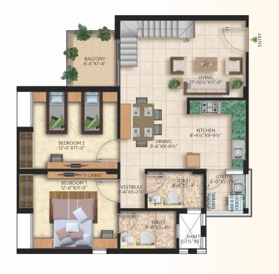  nirvana Floor Plan Lower Level Duplex Plan