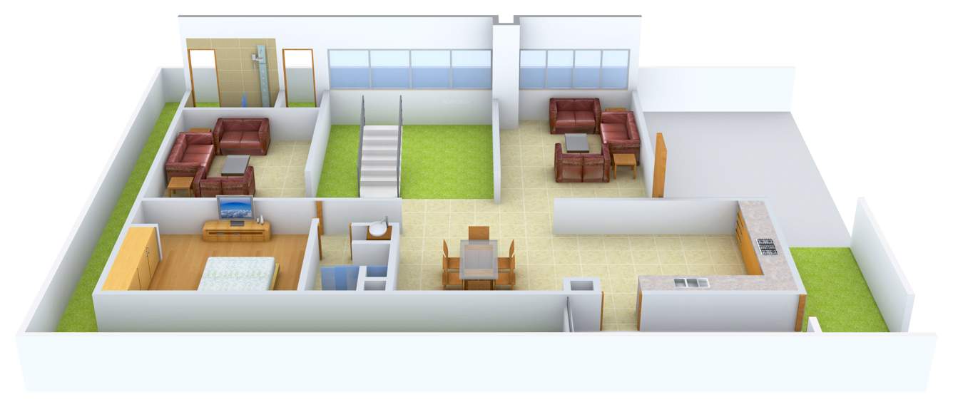 Sark Three (4BHK+4T (3,200 sq ft) 3200 sq ft)