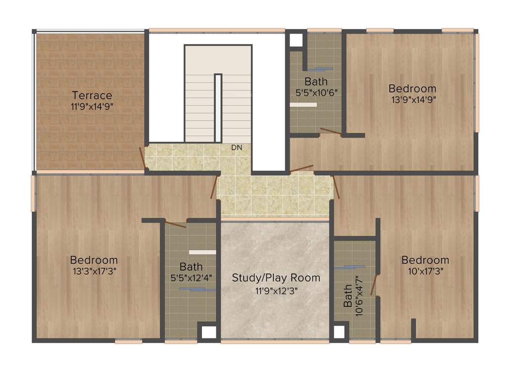 Sark Three (4BHK+4T (3,200 sq ft) 3200 sq ft)