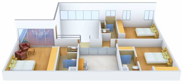 Sark Three (4BHK+4T (3,200 sq ft) 3200 sq ft) Sark Three (4BHK+4T (3,200 sq ft) 3200 sq ft)