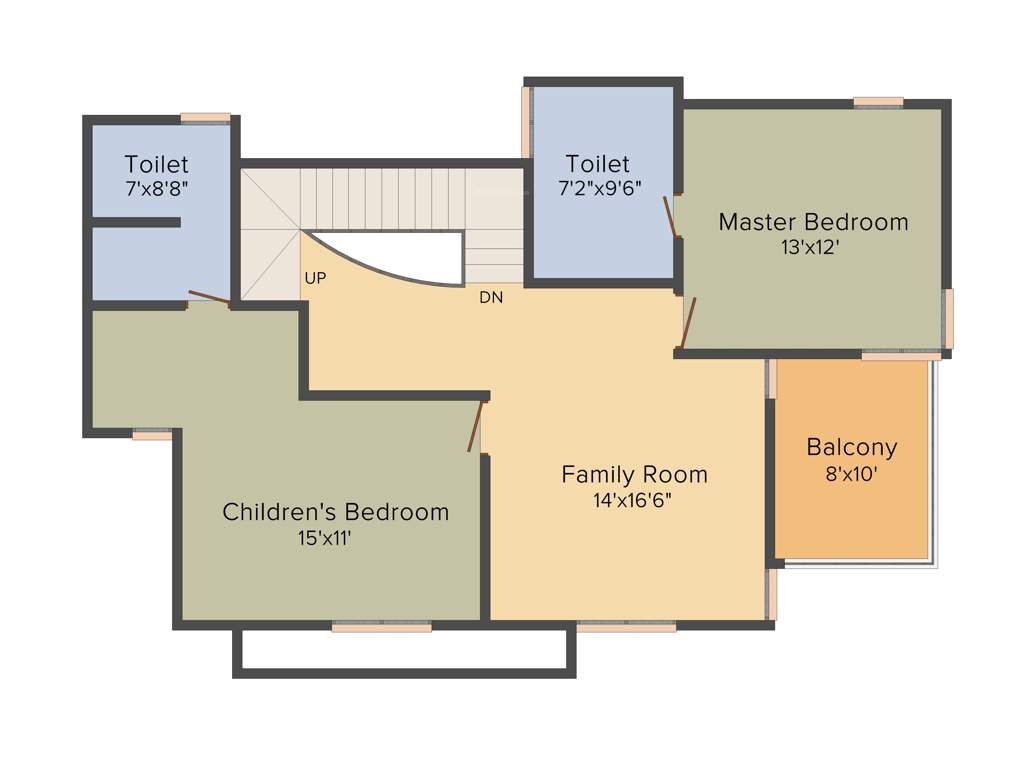 KRK Urban Ville (3BHK+3T (2,237 sq ft) 2237 sq ft)