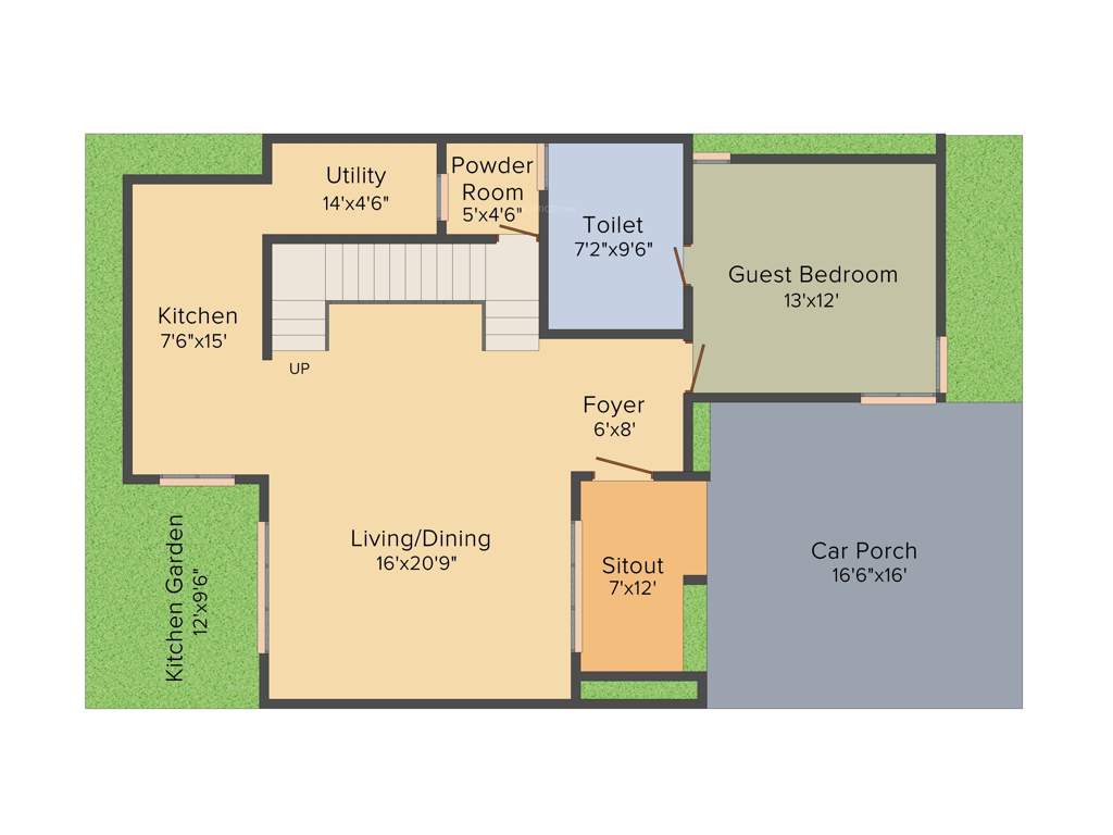 KRK Urban Ville (3BHK+3T (2,237 sq ft) 2237 sq ft)