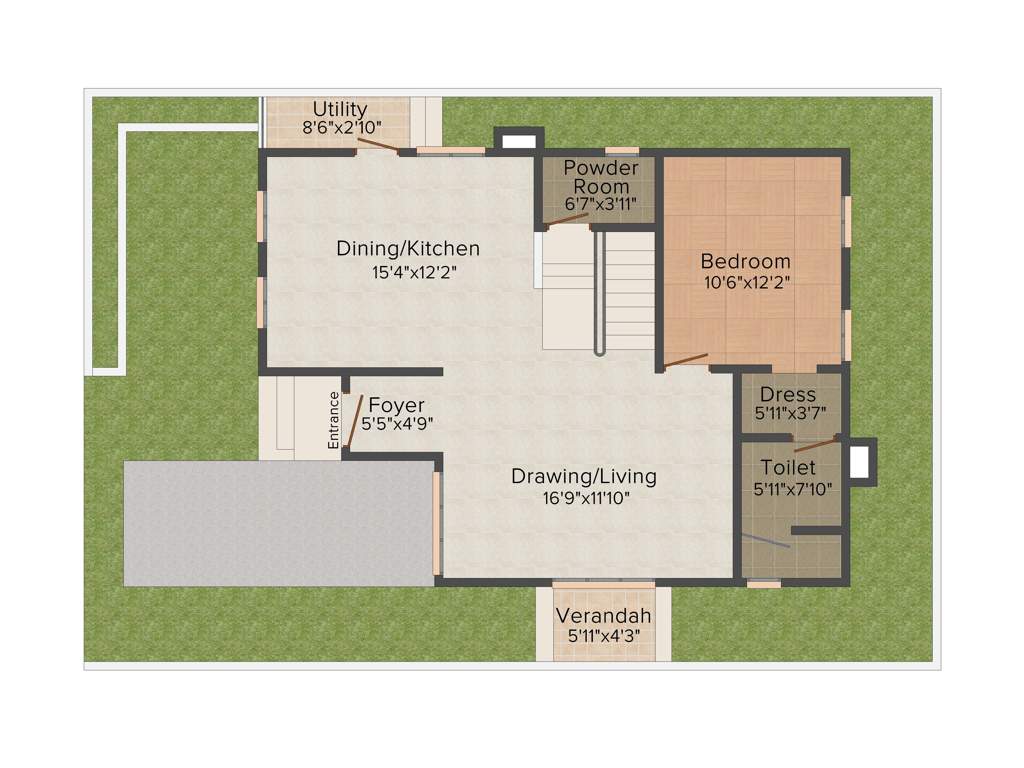 Modi Villa Orchids (3BHK+4T (1,940 sq ft)   Pooja Room 1940 sq ft)