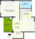 ZED Woods (1BHK+1T (827 sq ft) 827 sq ft) ZED Woods (1BHK+1T (827 sq ft) 827 sq ft)