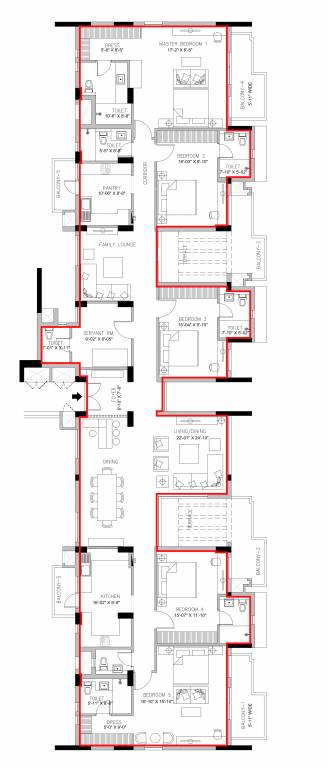 Floor Plan the seven lamps Floor Plan Floor Plan