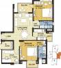 ASF Isle de Royale (2BHK+2T (1,368 sq ft) + Study Room 1368 sq ft)