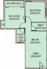 Sen Charuchhaya (2BHK+2T (770 sq ft) 770 sq ft) Sen Charuchhaya (2BHK+2T (770 sq ft) 770 sq ft)