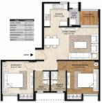 Mahindra Vivante (2BHK+2T (1,223 sq ft) 1223 sq ft) Mahindra Vivante (2BHK+2T (1,223 sq ft) 1223 sq ft)