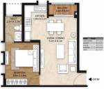 Mahindra Vivante (1BHK+1T (732 sq ft) 732 sq ft) Mahindra Vivante (1BHK+1T (732 sq ft) 732 sq ft)