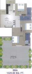 Palm Orchid Bliss (3BHK+3T (1,325 sq ft) 1325 sq ft) Palm Orchid Bliss (3BHK+3T (1,325 sq ft) 1325 sq ft)