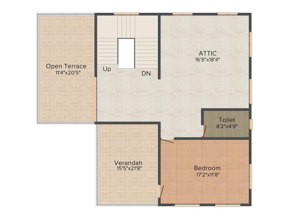 JJ Group Rajvatika 4BHK+5T (3,595 sq ft) + Servant Room