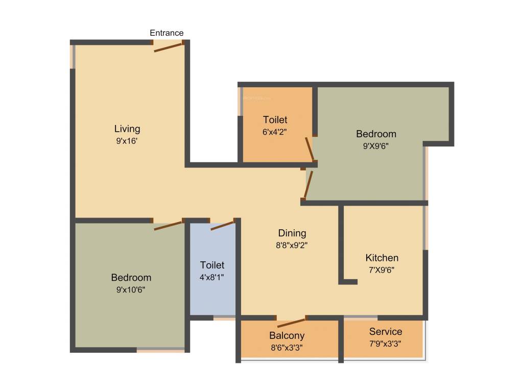 GP Blue Bell (2BHK+2T (897 sq ft) 897 sq ft) GP Blue Bell (2BHK+2T (897 sq ft) 897 sq ft)