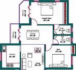 Alankar Orchard (2BHK+2T (1,073 sq ft) 1073 sq ft) Alankar Orchard (2BHK+2T (1,073 sq ft) 1073 sq ft)