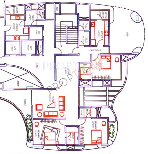 Evershine Jewel (3BHK+3T (2,035 sq ft) 2035 sq ft)