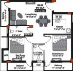 GP Cherry Blossom II (2BHK+2T (819 sq ft) 819 sq ft) GP Cherry Blossom II (2BHK+2T (819 sq ft) 819 sq ft)
