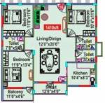 Mahaveer Clover (3BHK+3T (1,410 sq ft) 1410 sq ft) Mahaveer Clover (3BHK+3T (1,410 sq ft) 1410 sq ft)