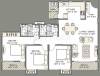 Gopalan Sanskriti (3BHK+2T (1,492 sq ft) 1492 sq ft)