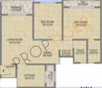 Neelsidhi Balaji Garden (2BHK+2T (1,030 sq ft) 1030 sq ft)