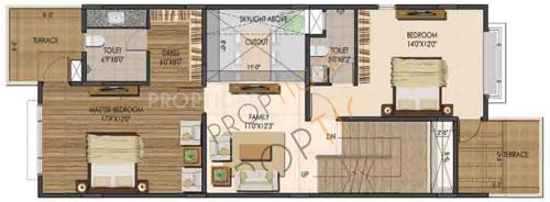 Ajmera Villows (4BHK+5T (2,734 sq ft) + Servant Room 2734 sq ft)