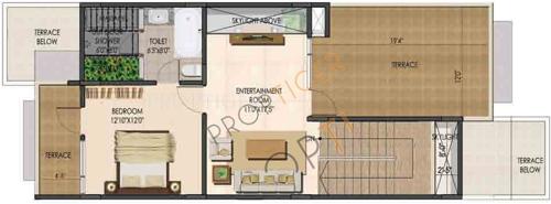 Ajmera Villows (4BHK+5T (2,734 sq ft) + Servant Room 2734 sq ft)