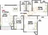 Rustomjee Avenue M Floor Plan (2BHK+2T)