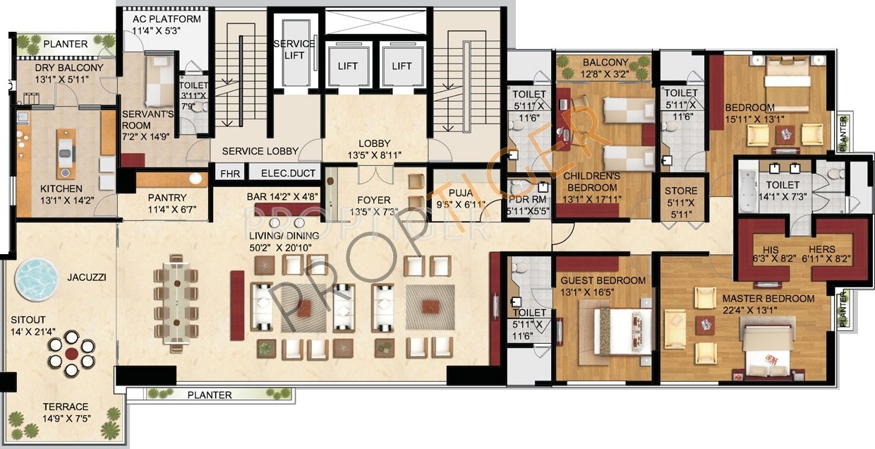 ABIL Castel Royale Magnifique (4BHK+5T (5,660 sq ft) + Servant Room 5660 sq ft) ABIL Castel Royale Magnifique (4BHK+5T (5,660 sq ft) + Servant Room 5660 sq ft)