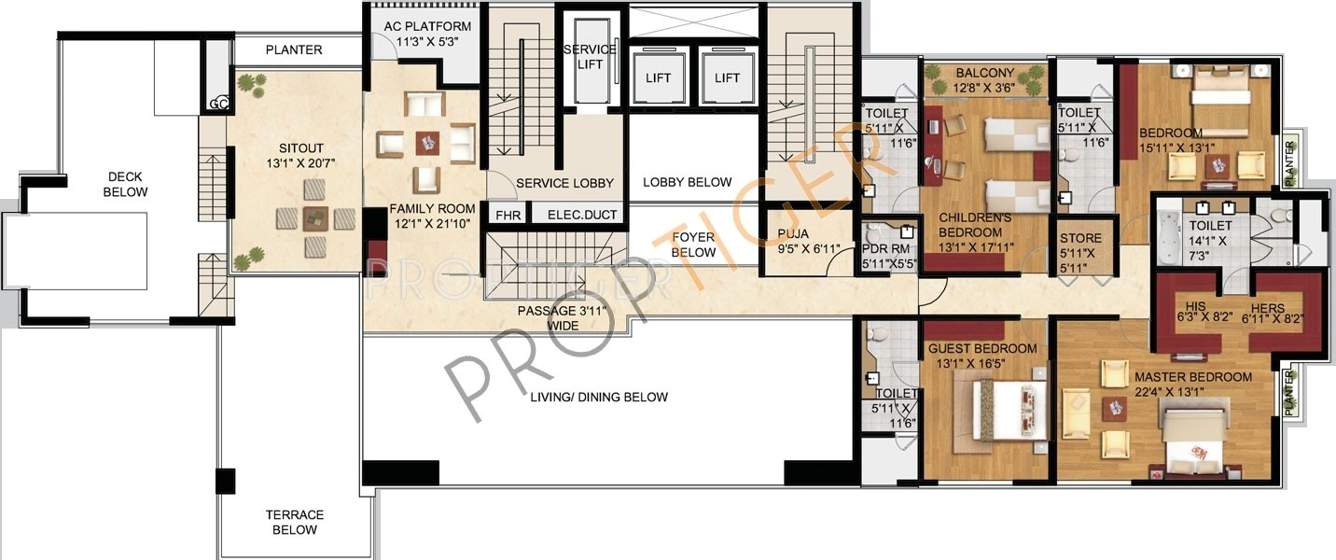 ABIL Castel Royale Magnifique (7BHK+9T (8,400 sq ft) + Servant Room 8400 sq ft)