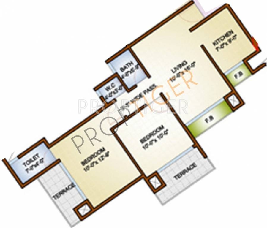 Shree Gardenia (2BHK+2T (981 sq ft) 981 sq ft) Shree Gardenia (2BHK+2T (981 sq ft) 981 sq ft)