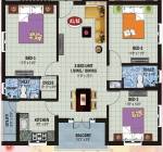 Ken Anirban (3BHK+2T (1,220 sq ft) 1220 sq ft) Ken Anirban (3BHK+2T (1,220 sq ft) 1220 sq ft)