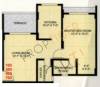 Thalia Builders Ekta Floor Plan (1BHK+1T)