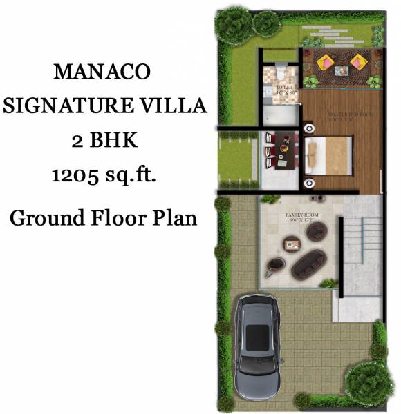 Eden Monaco (2BHK+2T (1,205 sq ft) 1205 sq ft)