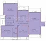 Runwal Pride Floor Plan (3BHK+3T)