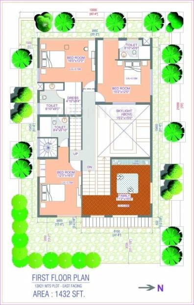 Legend Chimes (4BHK+5T (3,455 sq ft) + Servant Room 3455 sq ft)