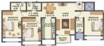Floor Plan (3BHK+3T) Ecohomes Park Floor Plan (3BHK+3T)