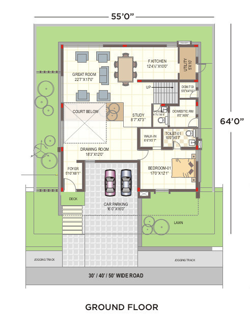  tranquillas Floor Plan Ground Floor Plan