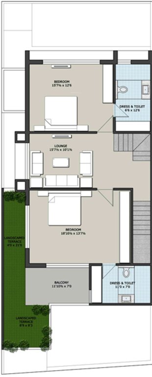RK Ishaan Bungalows (4BHK+4T (4,995 sq ft) 4995 sq ft)