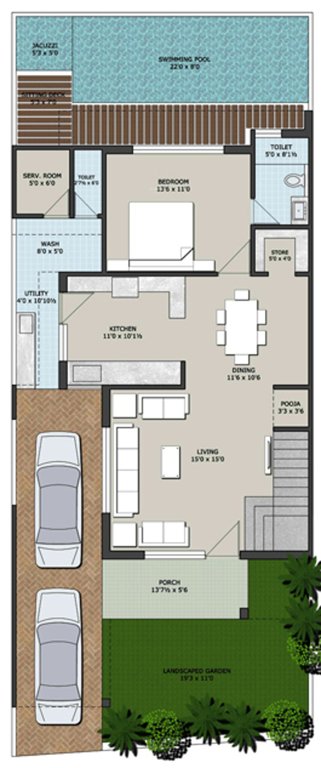 RK Ishaan Bungalows (4BHK+4T (4,995 sq ft) 4995 sq ft)