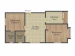 Aliyah Gardenia (2BHK+2T (809 sq ft) 809 sq ft) Aliyah Gardenia (2BHK+2T (809 sq ft) 809 sq ft)