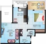 Dreams Camellia (1BHK+1T (483 sq ft) 483 sq ft)