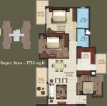 AIPL Club Residences (3BHK+2T (1,753 sq ft) 1753 sq ft) AIPL Club Residences (3BHK+2T (1,753 sq ft) 1753 sq ft)
